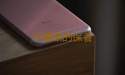 水龍頭的保養